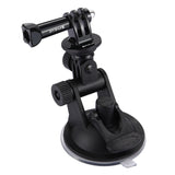 PULUZ PU51 Car Suction Cup Mount with Screw & Tripod Mount Adapter & Storage Bag for Action Camera