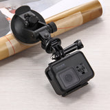 PULUZ PU51 Car Suction Cup Mount with Screw & Tripod Mount Adapter & Storage Bag for Action Camera