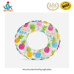 Intex 20/24inch Inflatable Lively Print Swim Rings for Kids Outdoor Fun