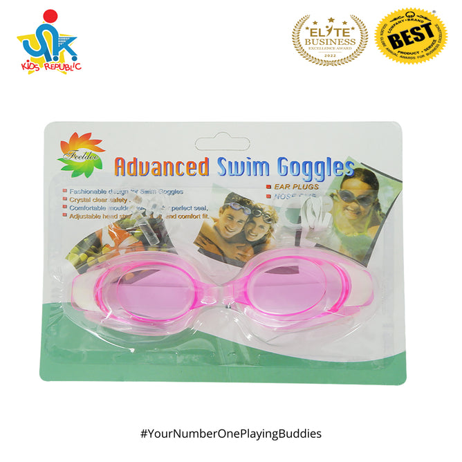 Kids Swimming Goggles Pool Beach Sea Swim Glasses with Ear Plug Nose Clip
