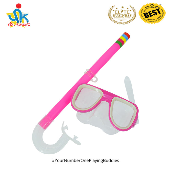 Kids Diving Goggles Mask Adjustable Snorkeling Gear Set for Outdoor Swimming