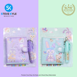 Mini Handbook Set notebook Convenient Diary Student Notepad