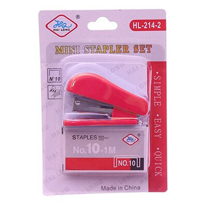 Mini Stapler No.10 Set Portable Convenient Stapler With Staple