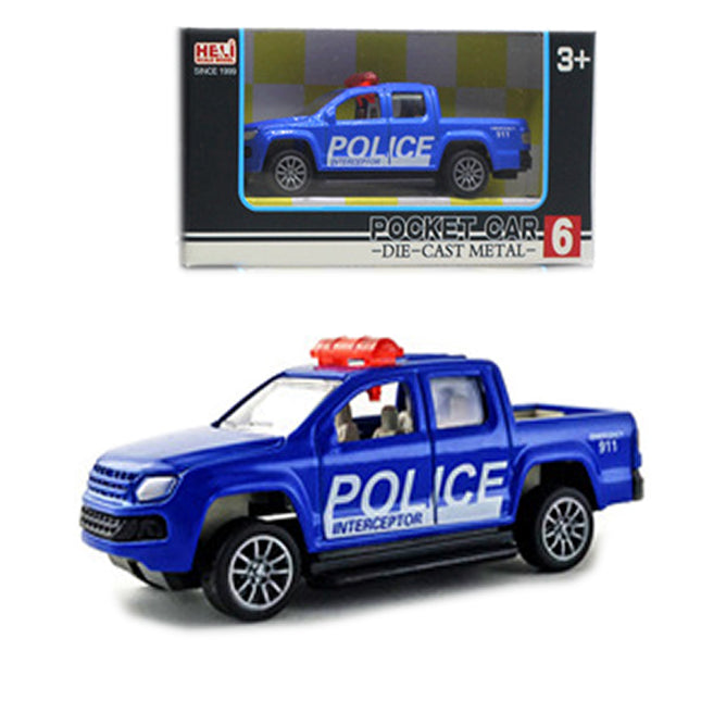 Alloy Cast 1:64 Scale Collectible Construction Vehicle Truck and Heroes Sport Cars Toy for Kids