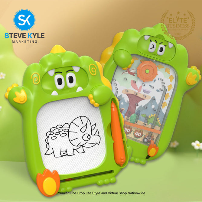 2in1 Double Sided Drawing Board Marble Game