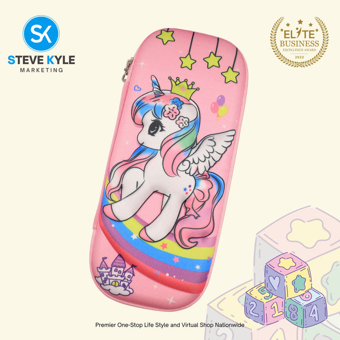 High Quality Stationery 3D Pencil Case Cartoon Character Design