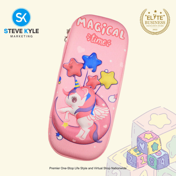 High Quality Stationery 3D Pencil Case Cartoon Character Design