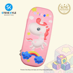 High Quality Stationery 3D Pencil Case Cartoon Character Design