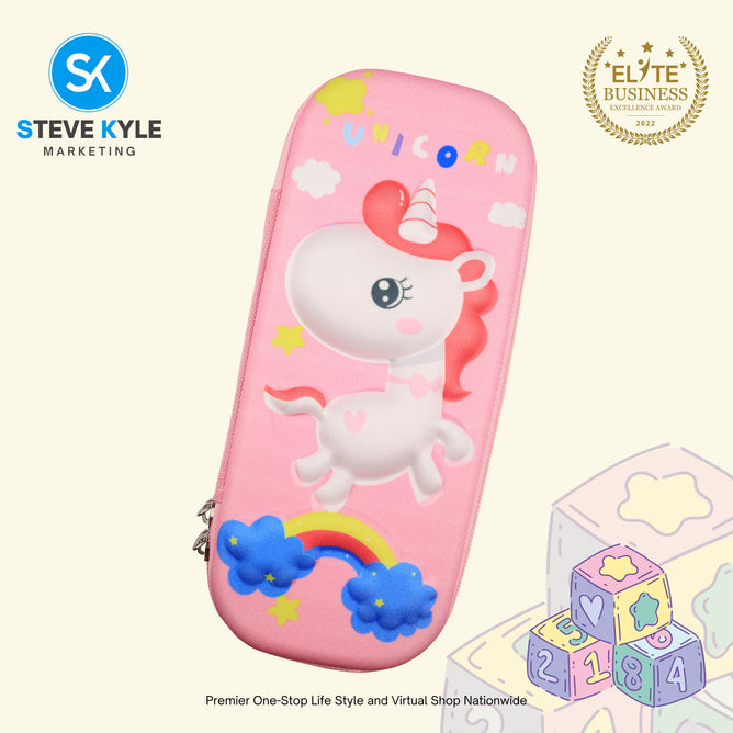 High Quality Stationery 3D Pencil Case Cartoon Character Design