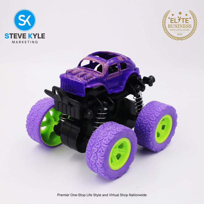 Monster Zap Super Stunt Racer Big Wheels Off-Road Jeep Car Toy