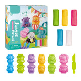 Kids Interactive Game Enlightening DIY Colored Playdough Clay Toy For Children