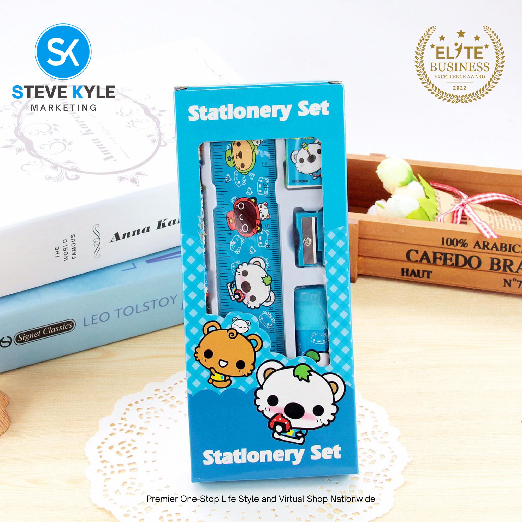 Okitoki Ruler 5in1 OKITOKI Design Stationary Set – Steve Kyle Marketing