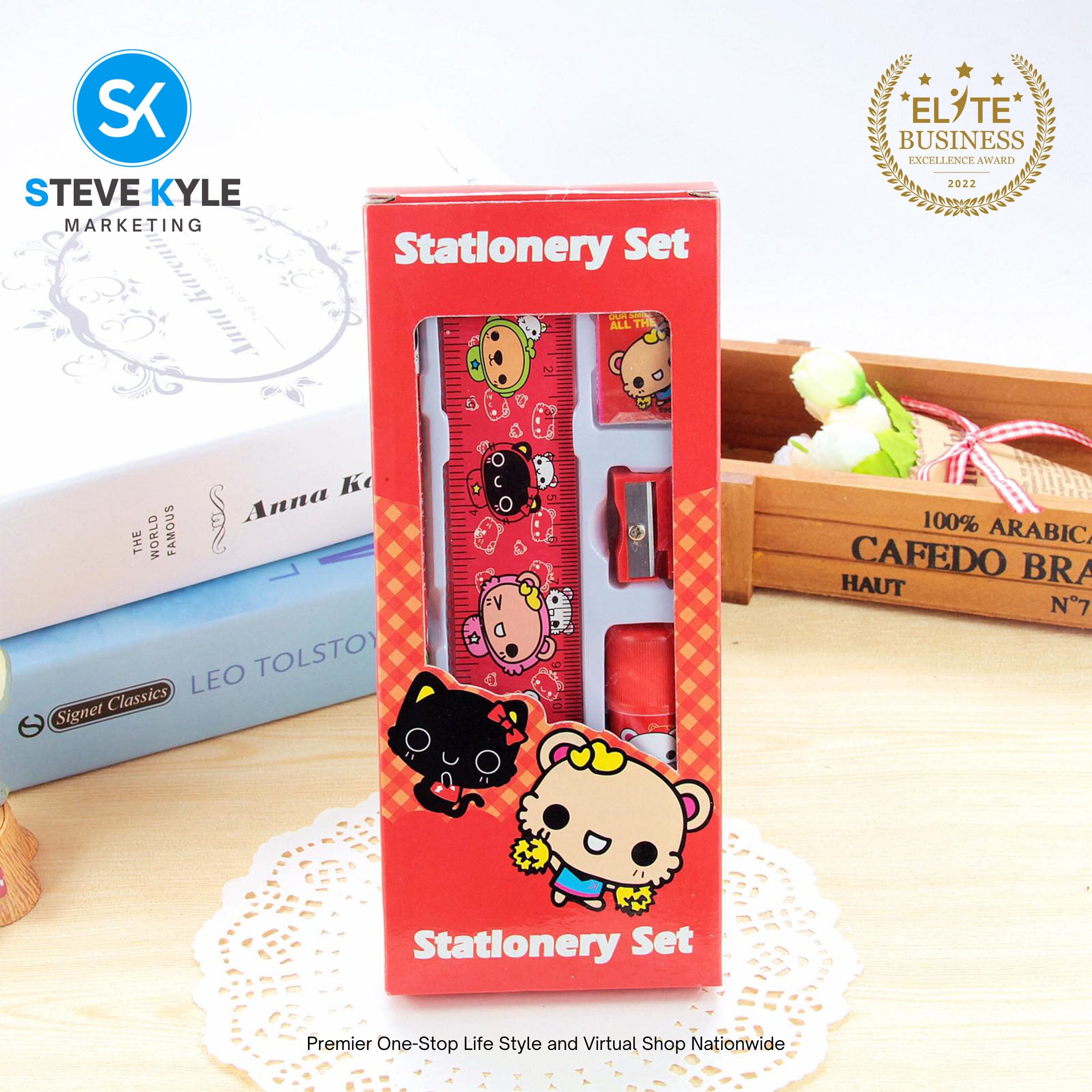 Okitoki Ruler 5in1 OKITOKI Design Stationary Set – Steve Kyle Marketing