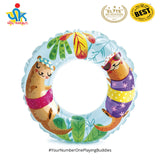 Intex Inflatable 24 Inches Lively Print Swim Ring Floater Kids Outdoor Fun