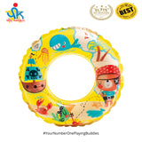 Intex Inflatable 24 Inches Lively Print Swim Ring Floater Kids Outdoor Fun