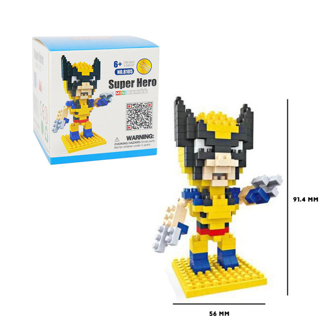 Super Hero Assembles Mini Blocks Series Collectible Character Toys for Kids