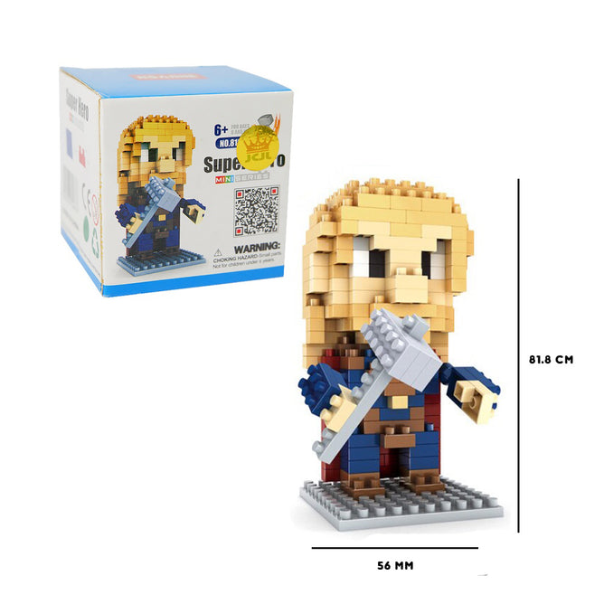 Super Hero Assembles Mini Blocks Series Collectible Character Toys for Kids