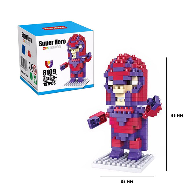 Super Hero Assembles Mini Blocks Series Collectible Character Toys for Kids