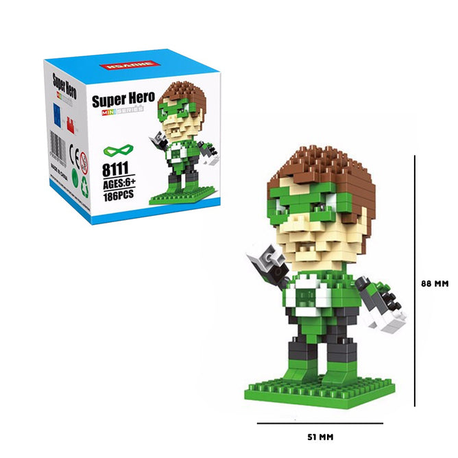 Super Hero Assembles Mini Blocks Series Collectible Character Toys for Kids