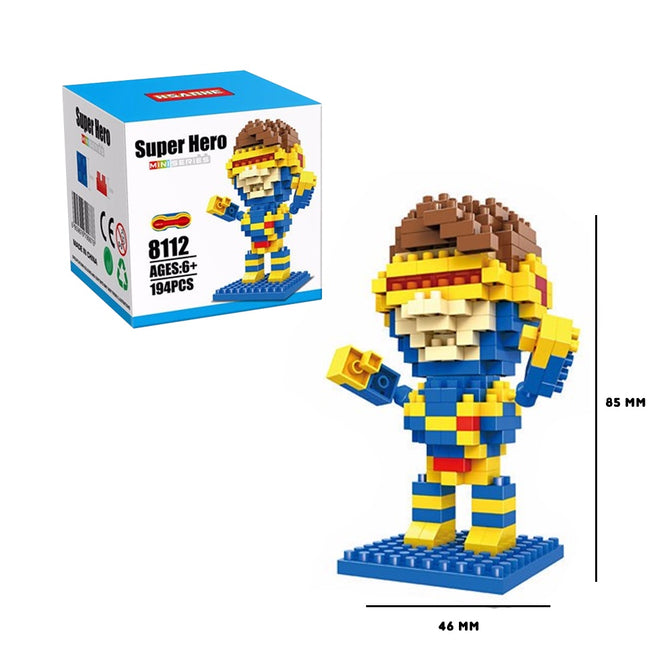 Super Hero Assembles Mini Blocks Series Collectible Character Toys for Kids