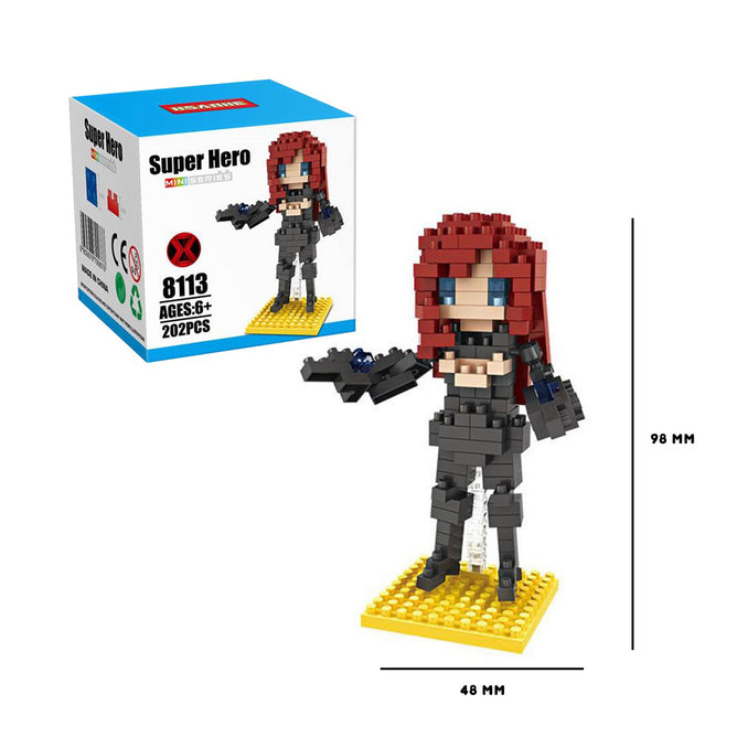 Super Hero Assembles Mini Blocks Series Collectible Character Toys for Kids