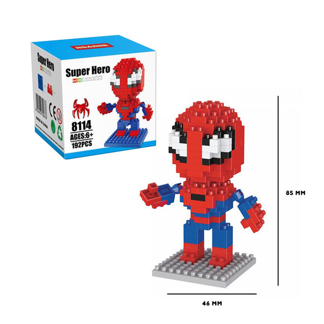 Super Hero Assembles Mini Blocks Series Collectible Character Toys for Kids
