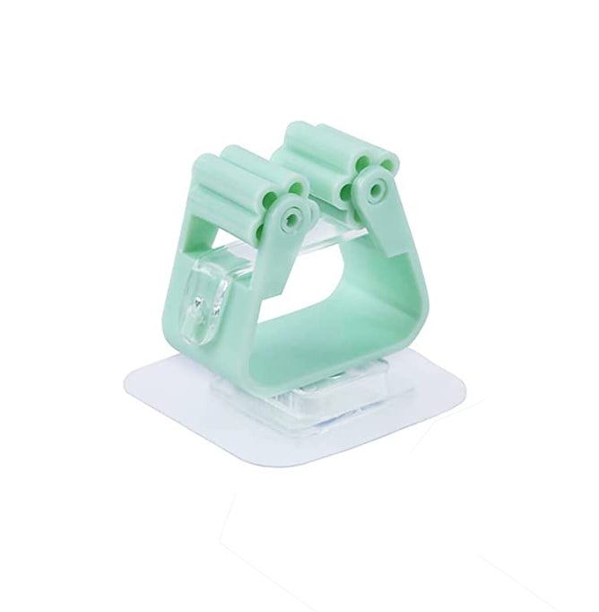 Mop Broom Holder Wall Mounted Household Adhesive Hanger Mop Hook Racks Kitchen Bathroom Organizer