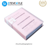 A4 Transparent File Folder Document Organizer Clear Book Stationery for Home & office