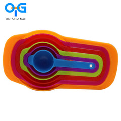 Multi-Color Measuring Cup and Measuring Spoon Set for Baking Accessories