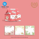 Creative Removable Cute Milk Carton Box Sticky Note Set for Home Office & School