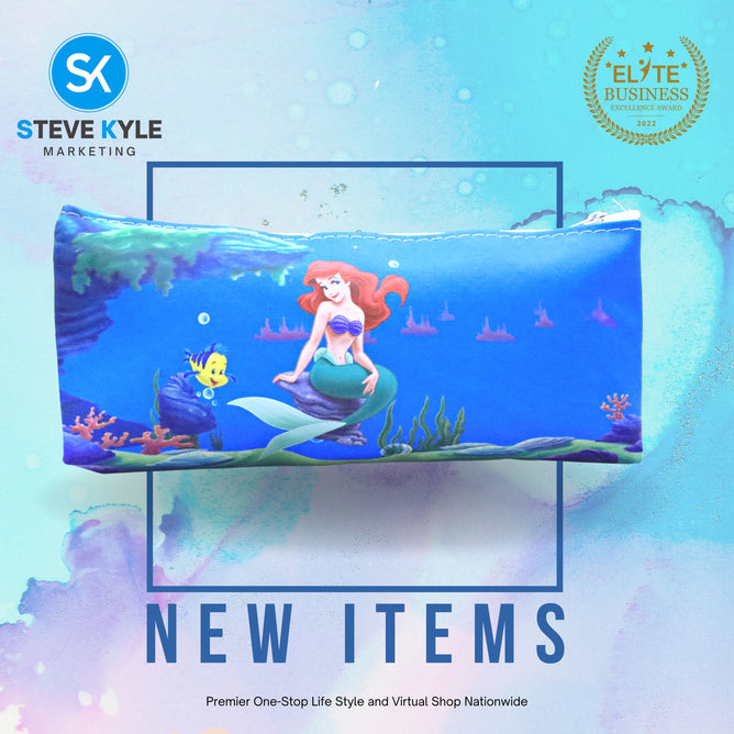 Zippered Pouch Pencil Case Stationery Stprage