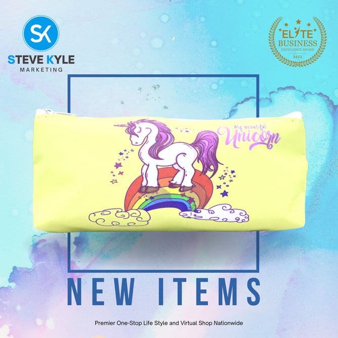 Zippered Pouch Pencil Case Stationery Stprage