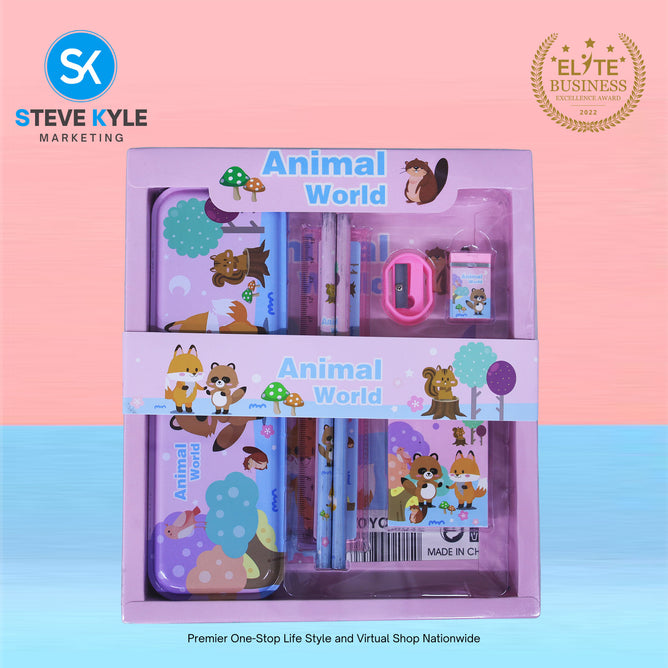 Perfect Stationery Gift 6n1 Cute Cartoon Character Design