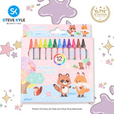 Crayons Fairy Tale Cartoon Character Stationery Painting