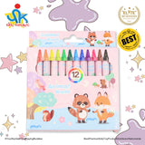 Crayons Fairy Tale Cartoon Character Stationery Painting