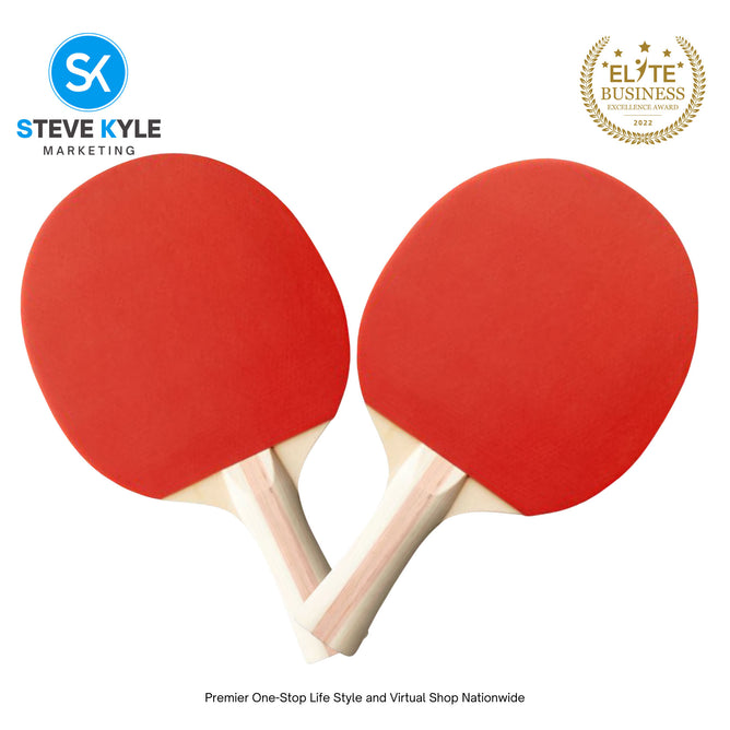 Wooden Table Tennis Racket w/ Ping Pong Ball