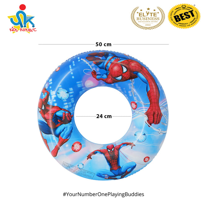 20 Inches Inflatable Cartoon Character Swim Ring Floater for Kids Boys and Girls