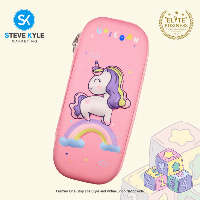 High Quality Stationery 3D Pencil Case Cartoon Character Design