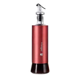 300ml Bottle Glass Soy Sauce Vinegar and Oil Dispenser Stainless Steel Cruet Cooking Wine Leakproof