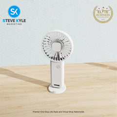 Portable Mini Handheld Desk Fan USB Rechargeable