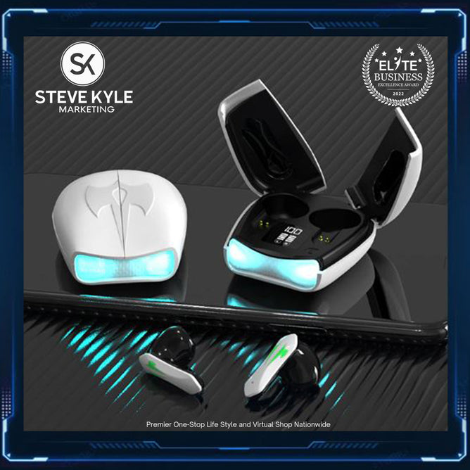 Desmond Wireless Bluetooth Waterproof Gaming Earbuds in-Ear Headphones