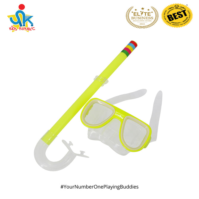 Kids Diving Goggles Mask Adjustable Snorkeling Gear Set for Outdoor Swimming