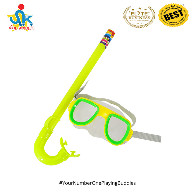 Kids Diving Goggles Mask Adjustable Snorkeling Gear Set for Outdoor Swimming