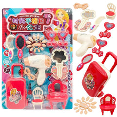 Pretend Play Cosmetics Hair Accessories Toy Set Girls over the Dressing Table best gift  for kids
