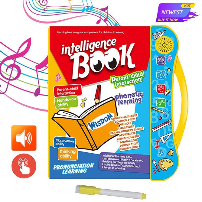 Kids Intelligence Study E-Book Education Touch Reading Sound English learning Books for Kids
