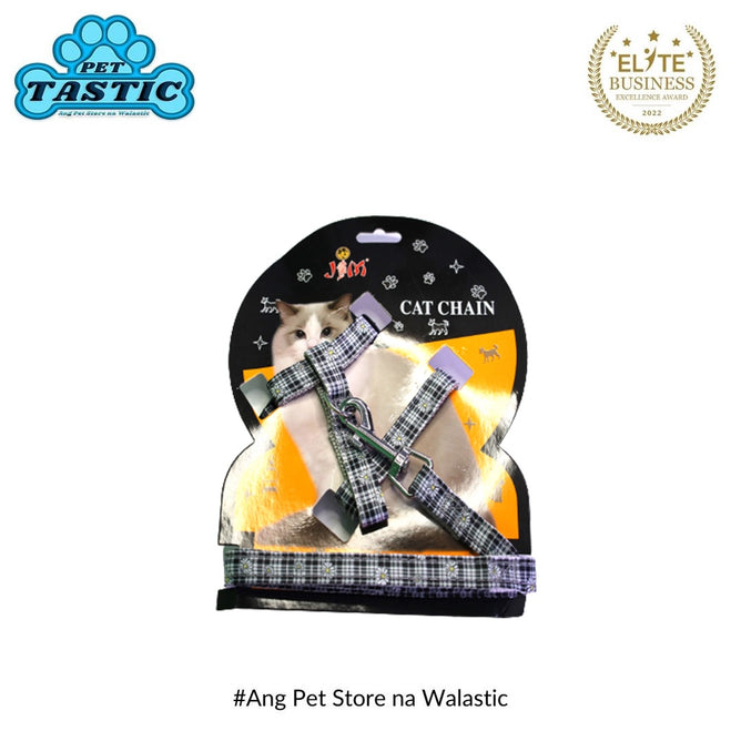 Adjustable Cat or Puppies Walking Harness Nylon Strap with Leash