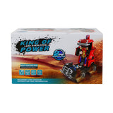 Battery Operated Transformable Robot to Bump and Go Car with Light and Sound Toys for Kids