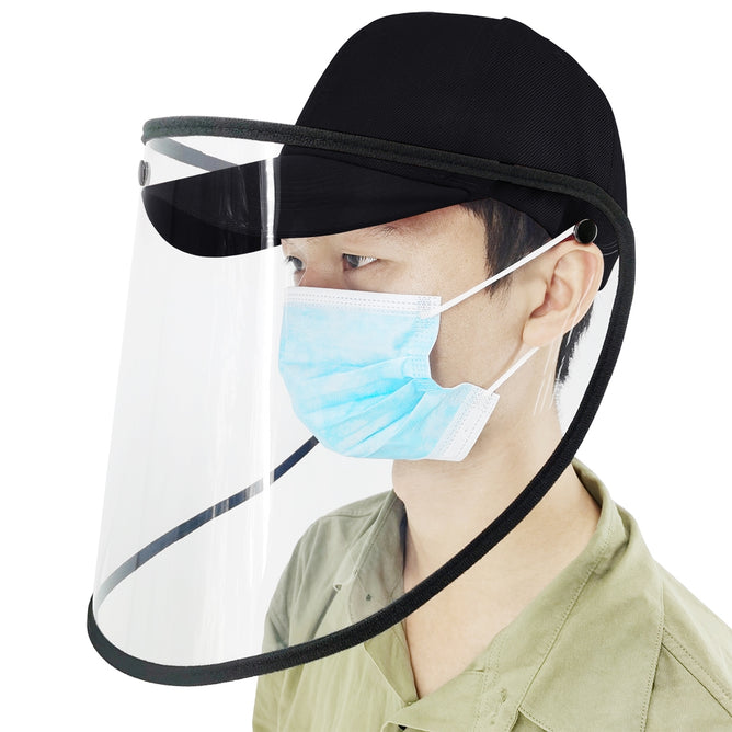 PULUZ PU463 Anti-Saliva Splash Anti-Spitting Anti-Fog Anti-Oil Protective Baseball Cap Mask Removable Face Shield