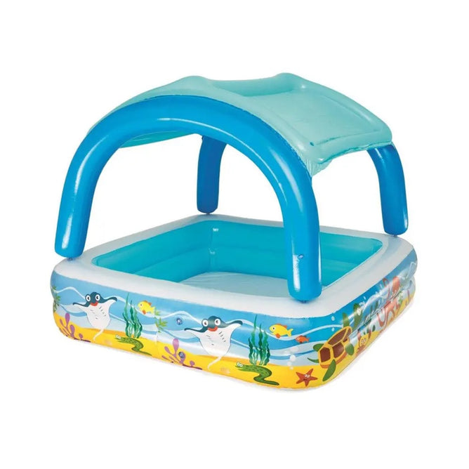 Bestway 52192 Inflatable Canopy Pool Safety Valves for Outdoor Kiddie Swimming Pool