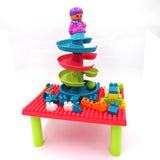 Pretend Toys Playset Blocks Assembled Puzzle Toys with mini Table for Kids